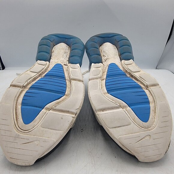 Nike Air Max 270 GS Womens 5.5 Football Grey Thunder Blue Sneaker Shoe 943345-03 - Picture 10 of 15